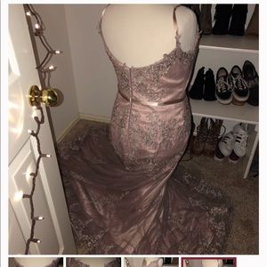 Beautiful brand new mauve long dress